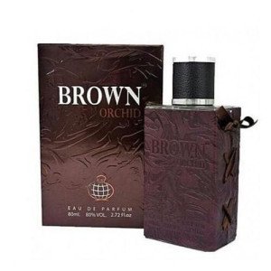 Brown orchid boxed