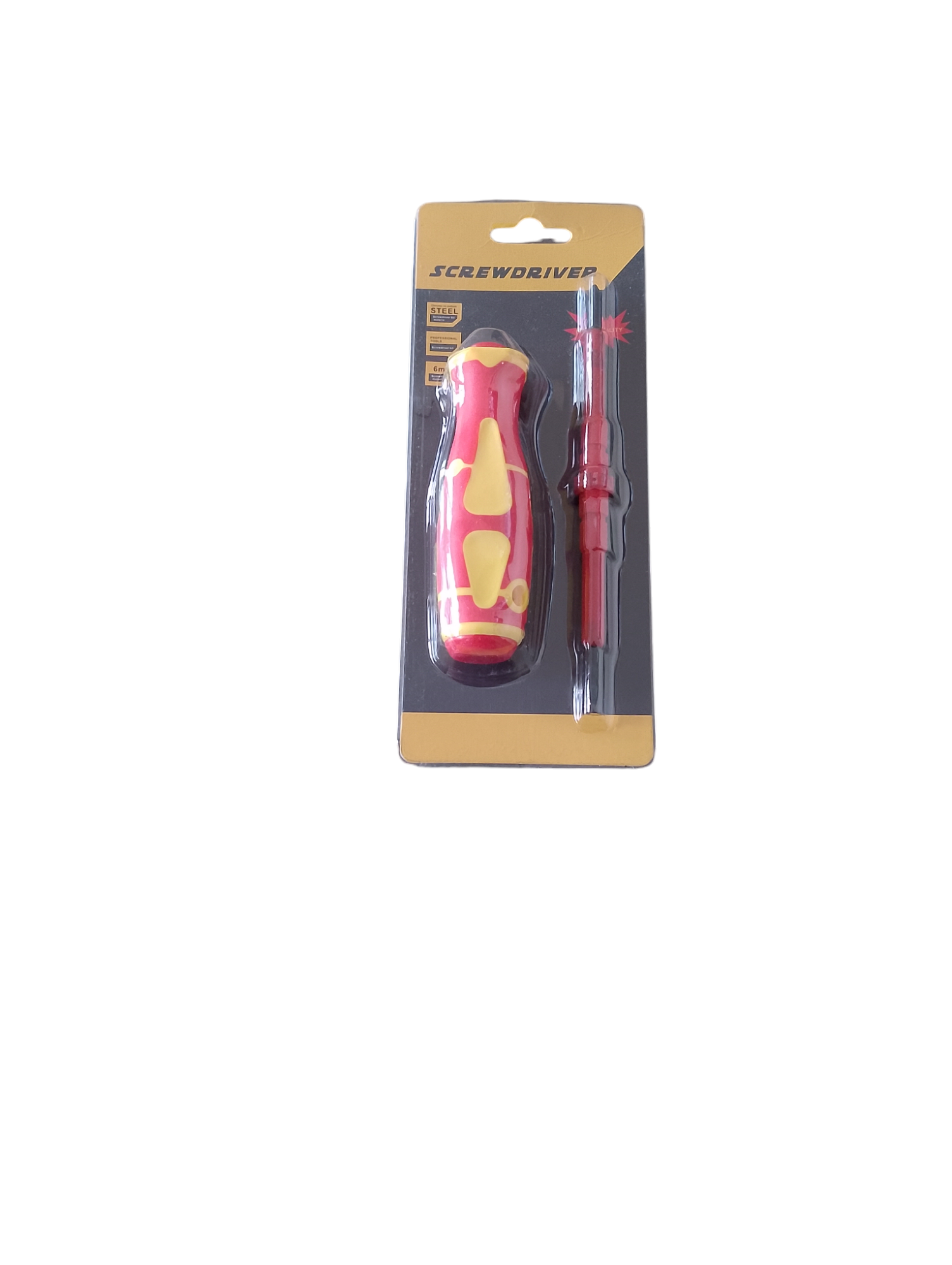 Screwdriver - Insulated Red & Yellow (Star & Flat)